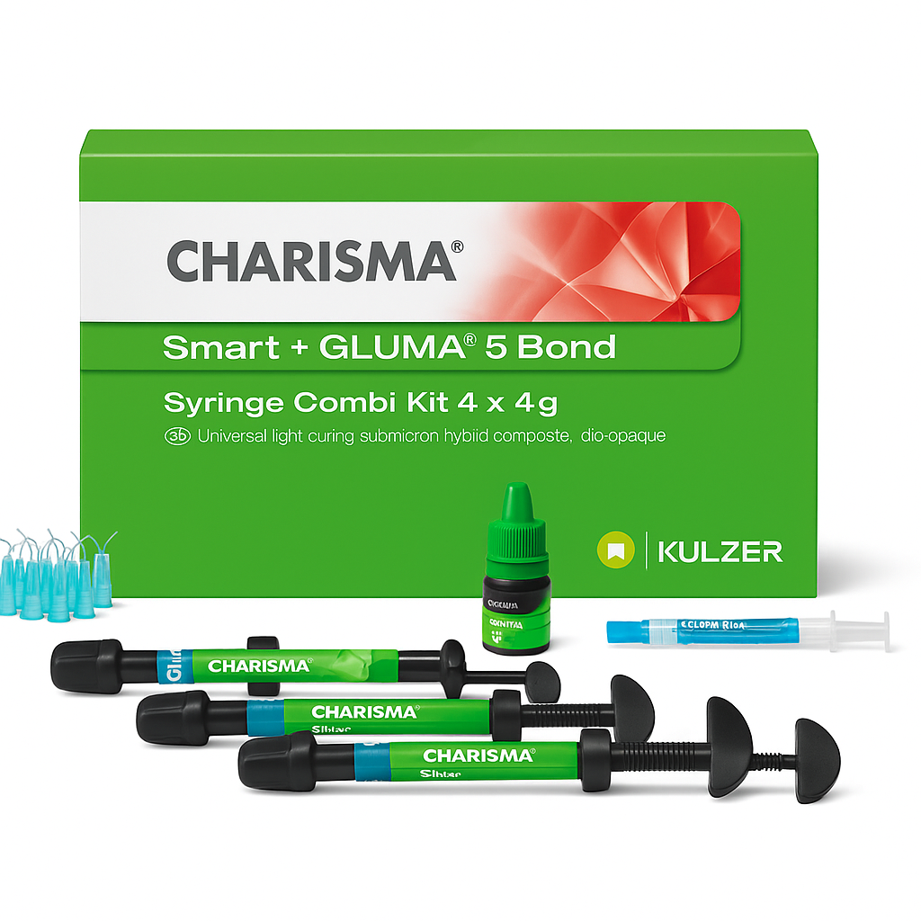 KULZER CHARISMA SMART KOMPOZİT SETİ 4 X 4 GR  + BOND + MAVİ ASİT