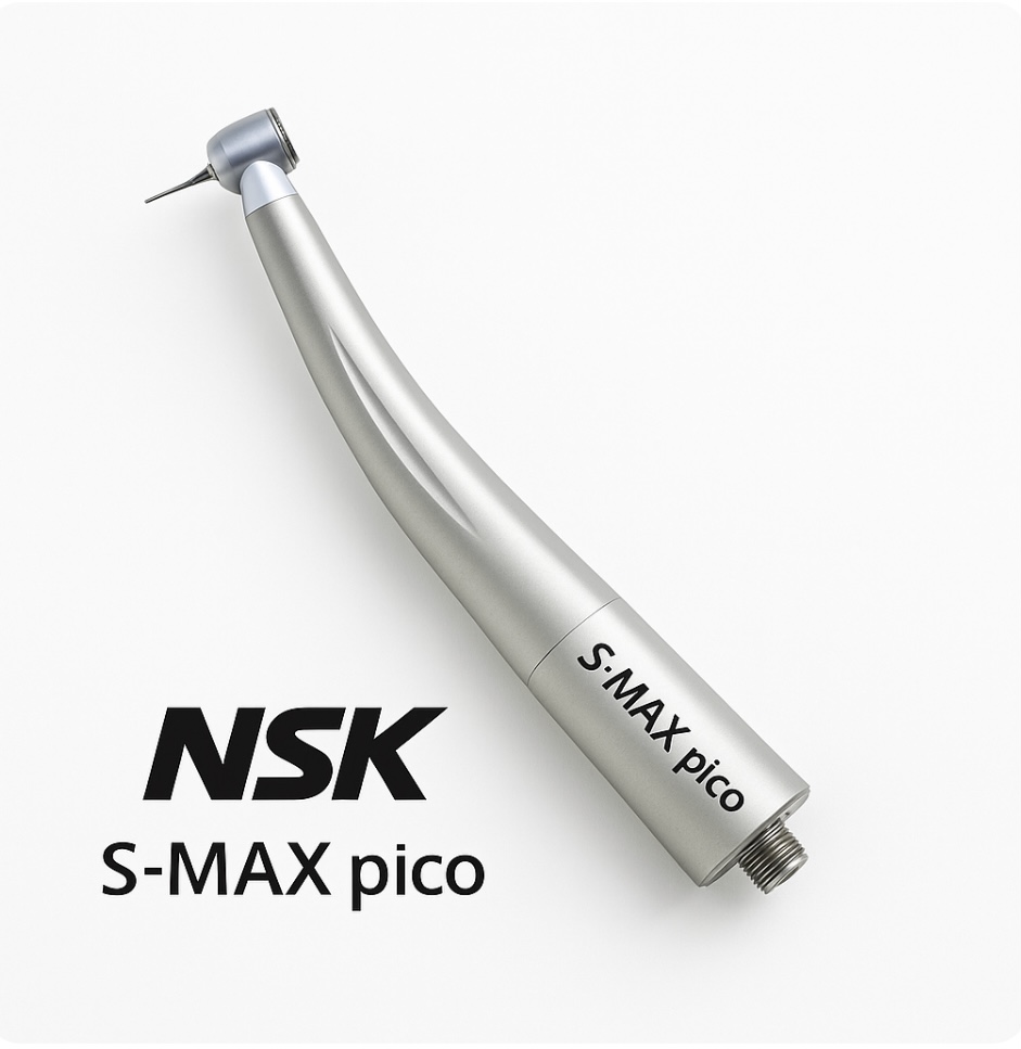 NSK S-MAX PICO LED IŞIKLI PEDODONTİ BAŞLIĞI *COUPLING VE *6 ADET FREZ HEDİYELİ!