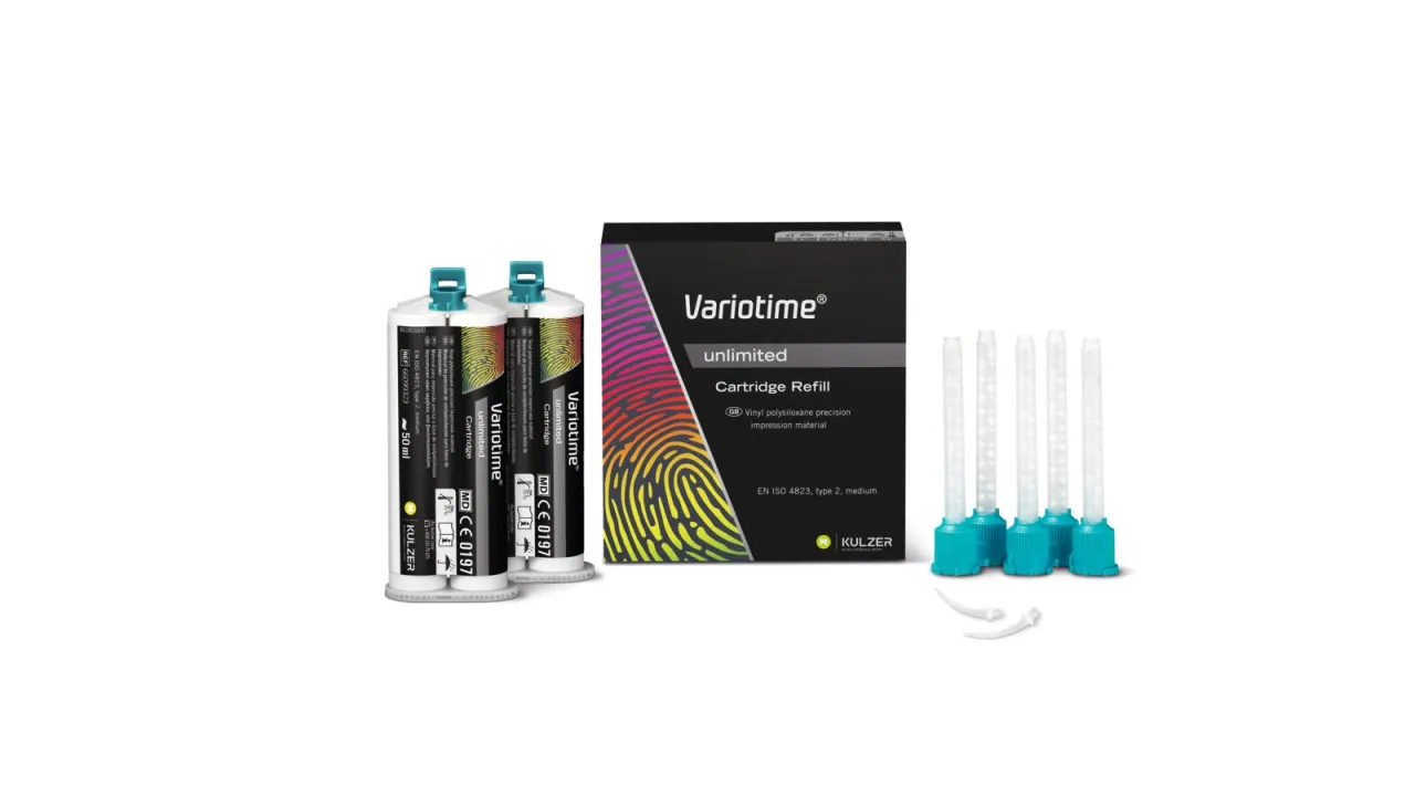 KULZER VARIOTIME UNLIMITED A-Tipi Silikon Ölçü Elde Tabancada Karışan 2*50 ml Kartuş