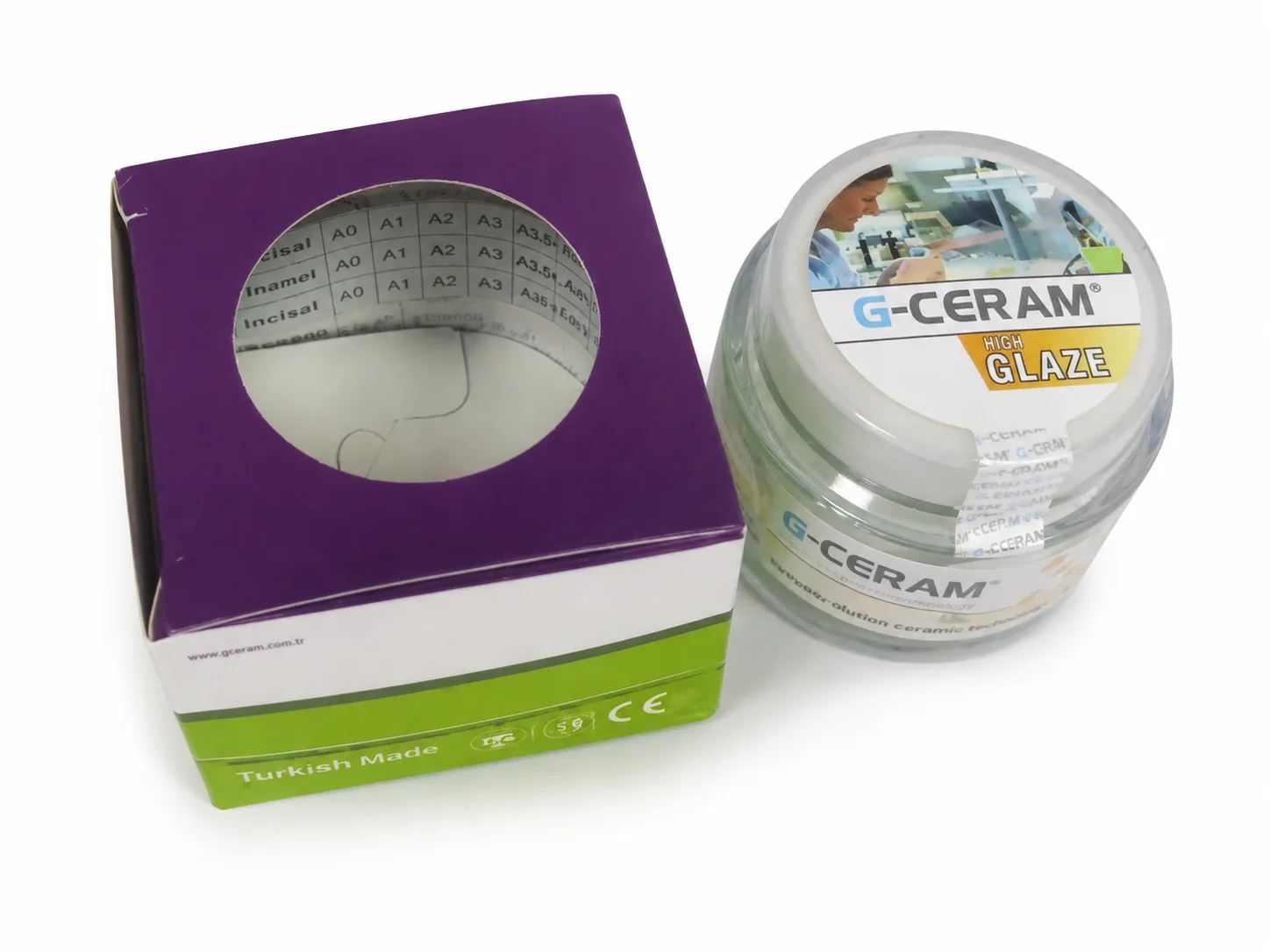 G-CERAM PORSELEN TOZU HIGH GLAZE