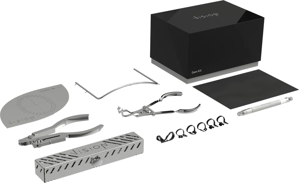 ASA DENTAL RUBBER DAM SET VISION STYLE ITALIANO ÖZEL SİYAH SERİ